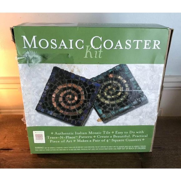 Mosaic Mercantile coaster kit (makes 2 coasters) - Picture 2 of 6